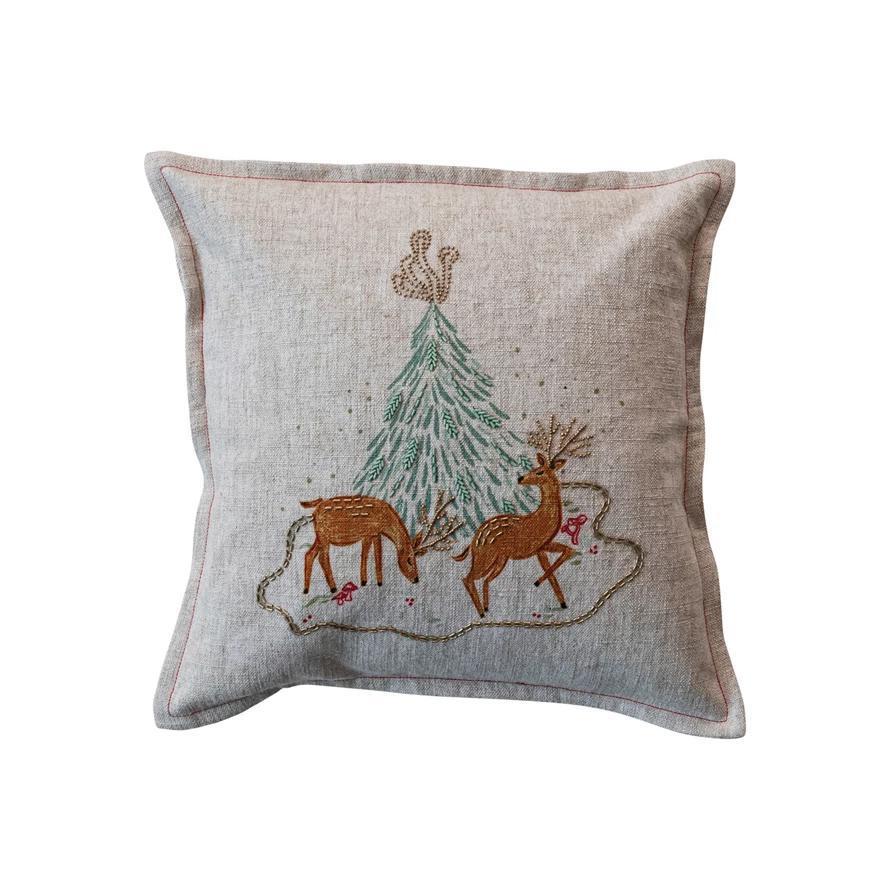 Bead Deer Pillow