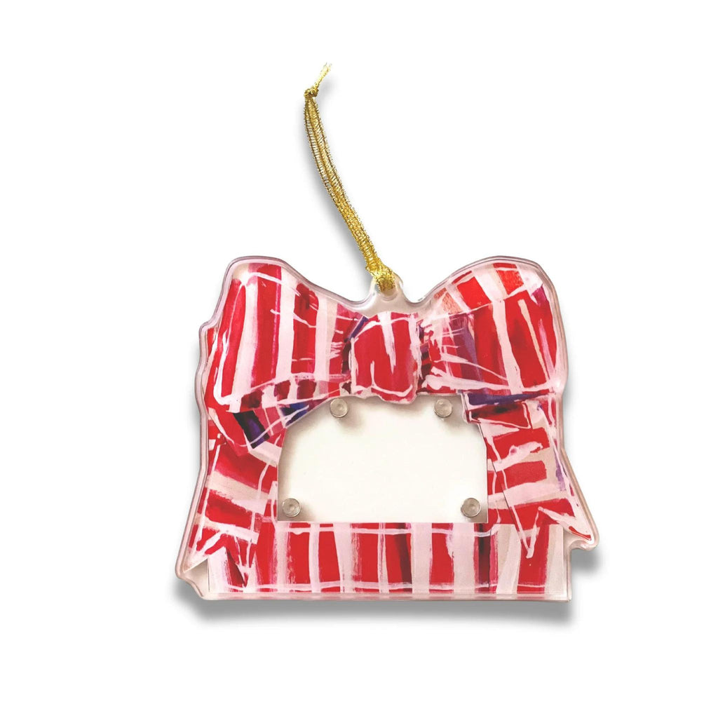 Bow Frame Acrylic Ornament