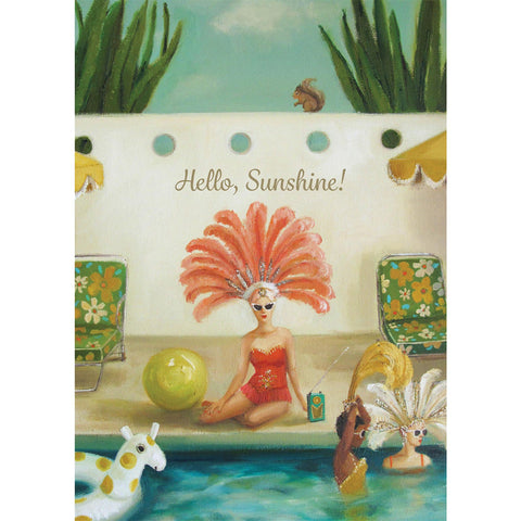 Poolside Sunshine Card