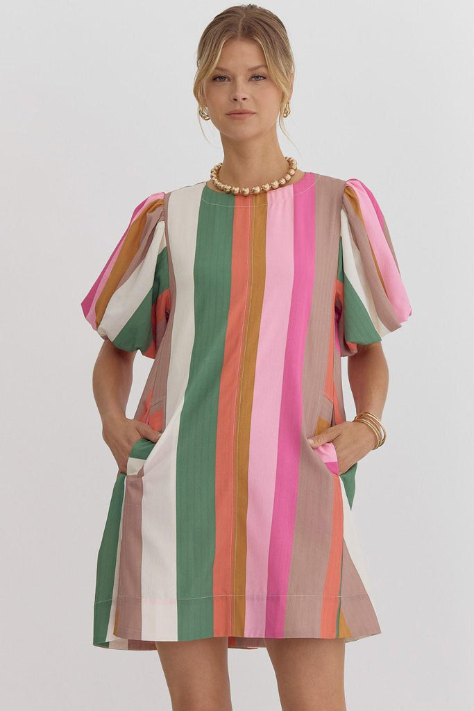 Festival Stripe Dress