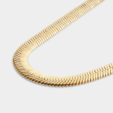 Ciana Waterproof Gold Large Necklace