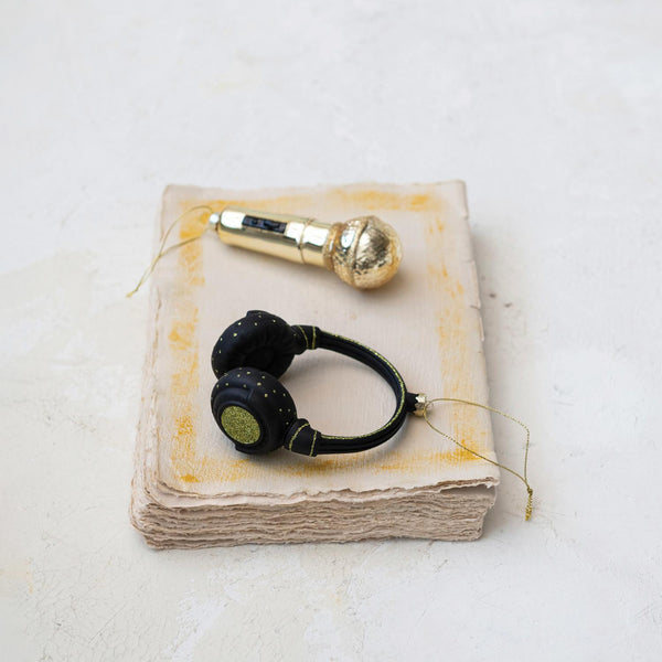 Glass Headphone Ornament