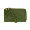 Karina Suede Wristlet