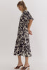 Mono Fleur Midi Dress