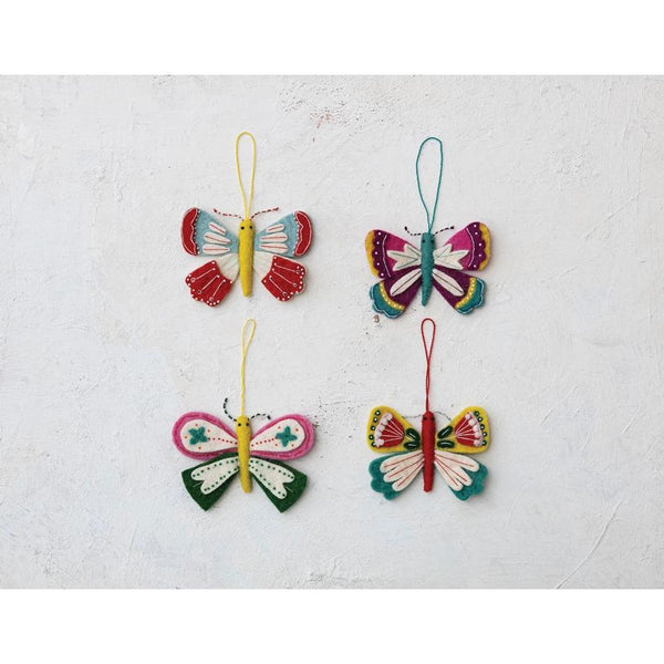 Felt Butterfly Ornament