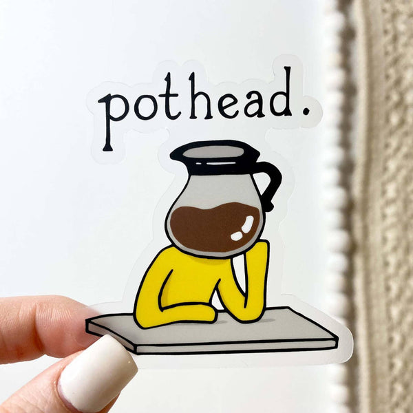 Pothead Coffee Sticker