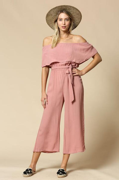 Powder Rose Babe Jumpsuit