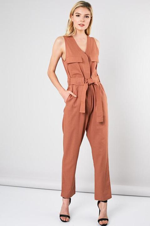 Clay Pocket Jumpsuit