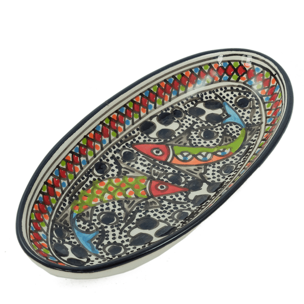 Rainbow Fish Oval Platter