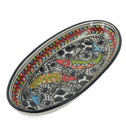 Rainbow Fish Oval Platter