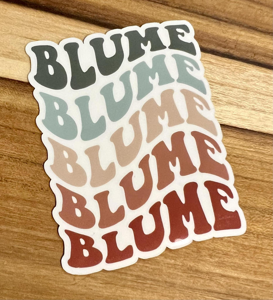 The Blume Sticker