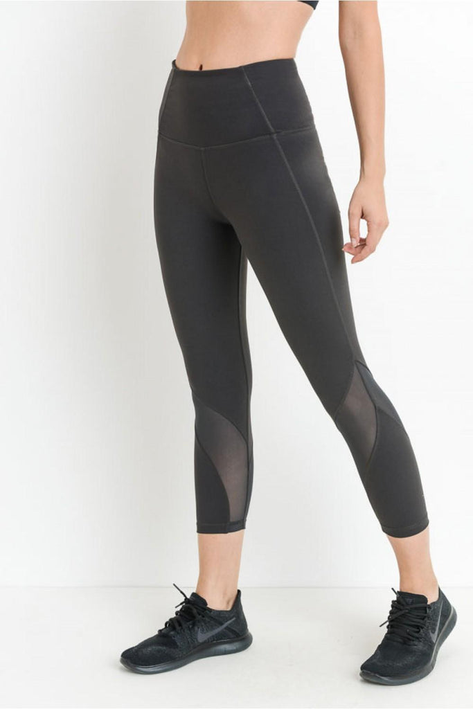 Charcoal Mesh Legging