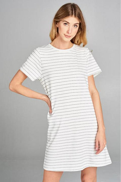 Stripe Tee Dress