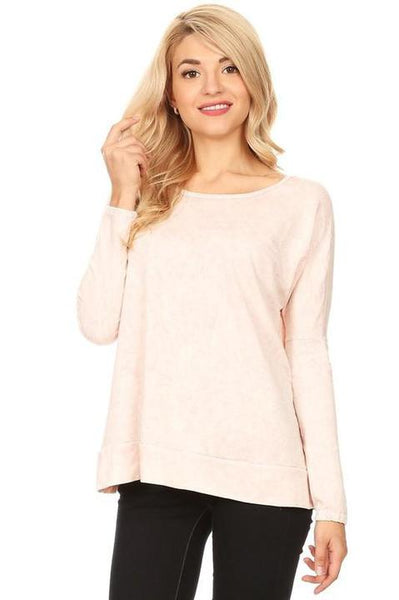 Criss Cross Mineral Wash Top