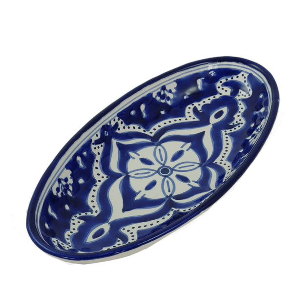 Nigella Cobalt Oval Platter