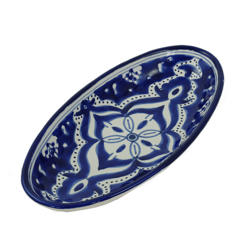 Nigella Cobalt Oval Platter