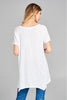 Asymmetrical Basic Light Tee