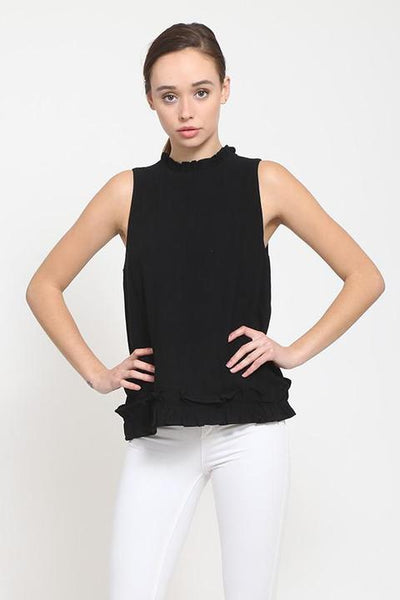 All The Frills Black Top