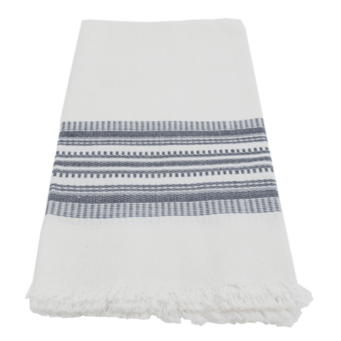 Slate Antigua Stripe Towel