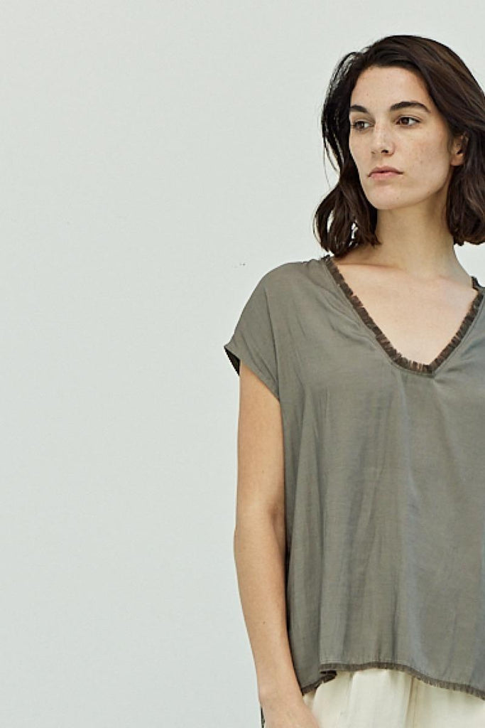 Shell Umber Blouse